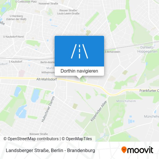 Landsberger Straße Karte
