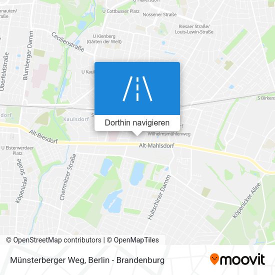 Münsterberger Weg Karte