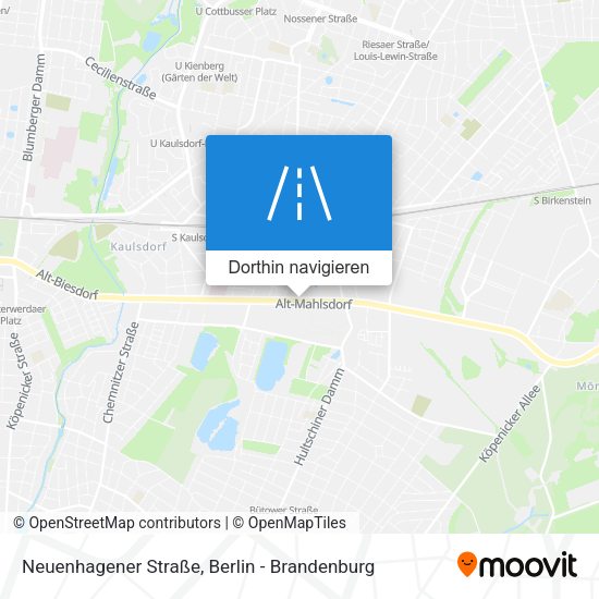 Neuenhagener Straße Karte