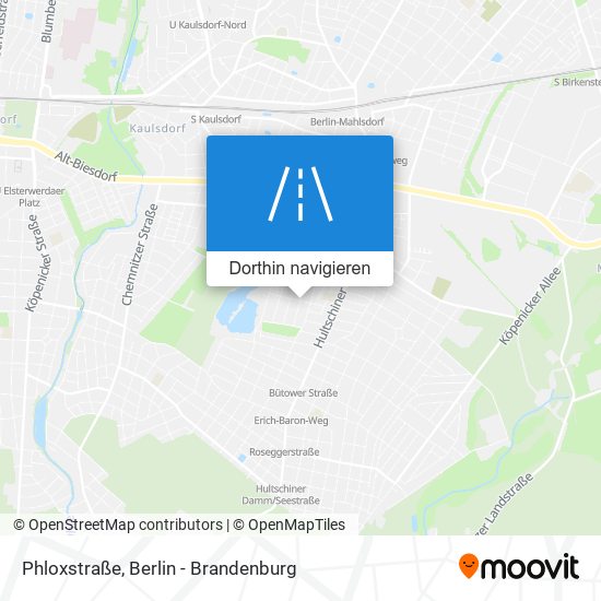 Phloxstraße Karte
