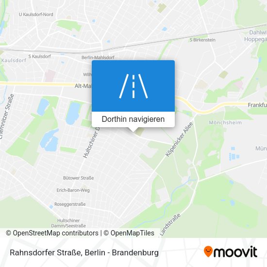 Rahnsdorfer Straße Karte