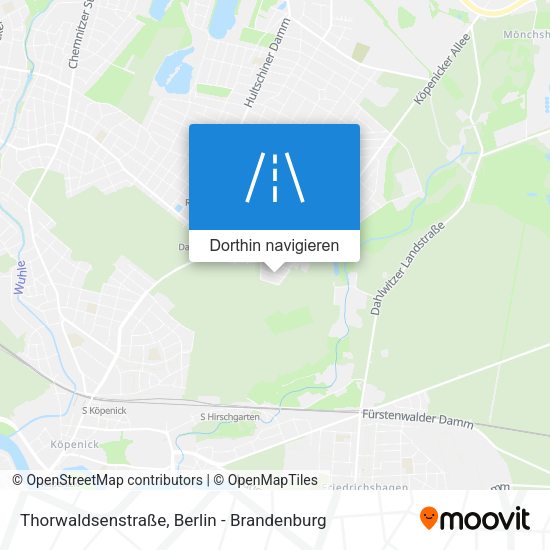 Thorwaldsenstraße Karte