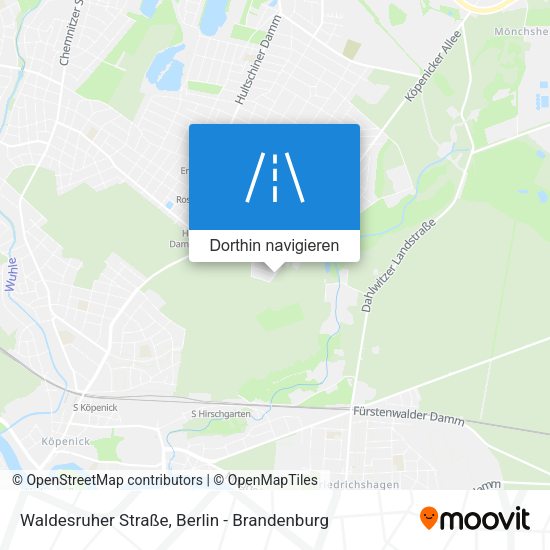 Waldesruher Straße Karte