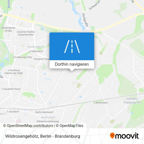 Wildrosengehölz Karte