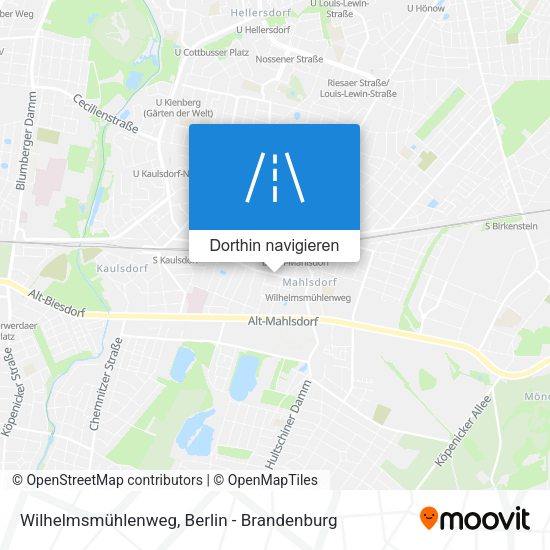 Wilhelmsmühlenweg Karte