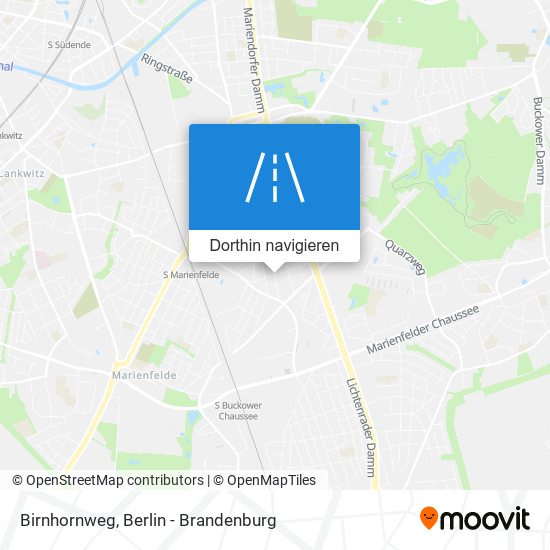 Birnhornweg Karte