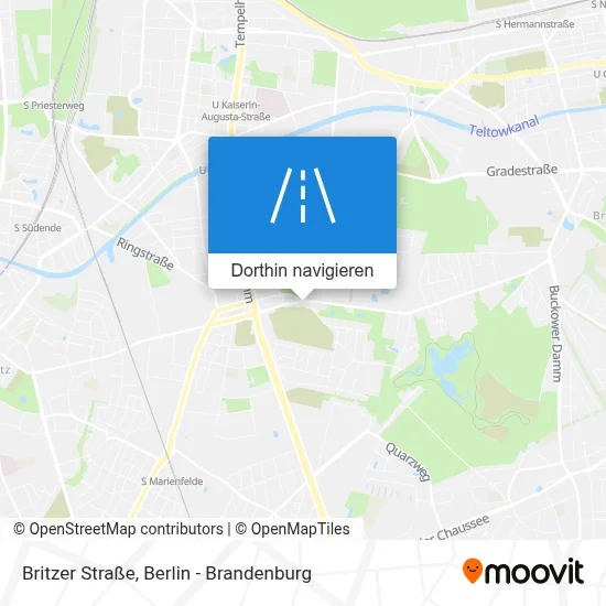 Britzer Straße Karte