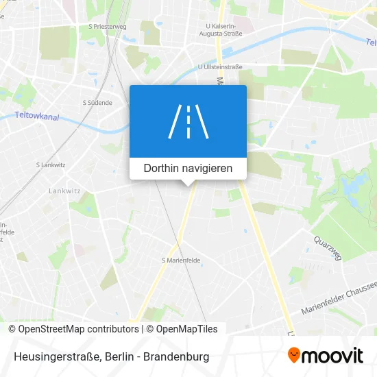 Heusingerstraße Karte