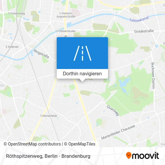 Röthspitzenweg Karte