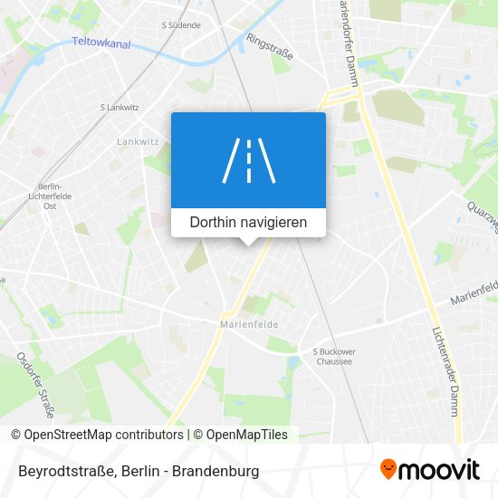 Beyrodtstraße Karte