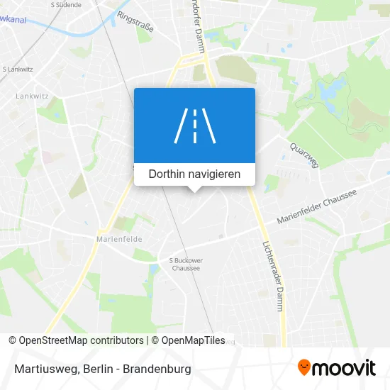 Martiusweg Karte