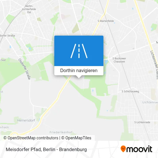 Meisdorfer Pfad Karte