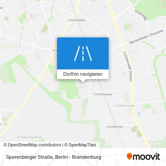 Sperenberger Straße Karte