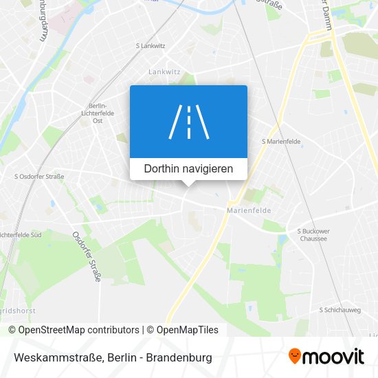 Weskammstraße Karte