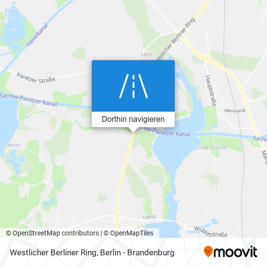 Westlicher Berliner Ring Karte
