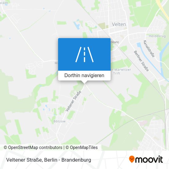 Veltener Straße Karte