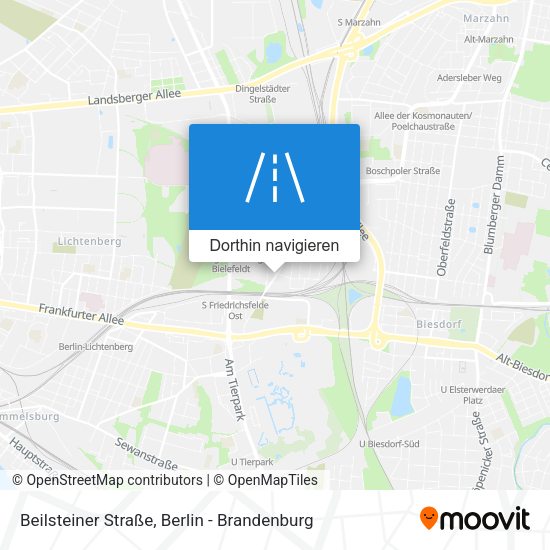 Beilsteiner Straße Karte