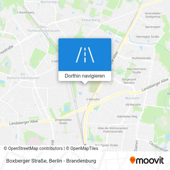 Boxberger Straße Karte