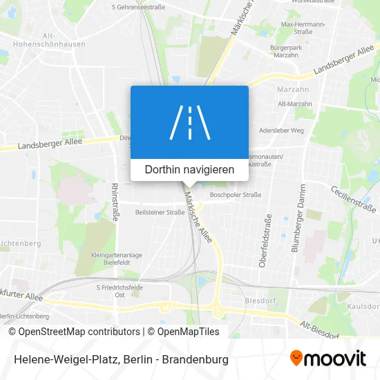 Helene-Weigel-Platz Karte