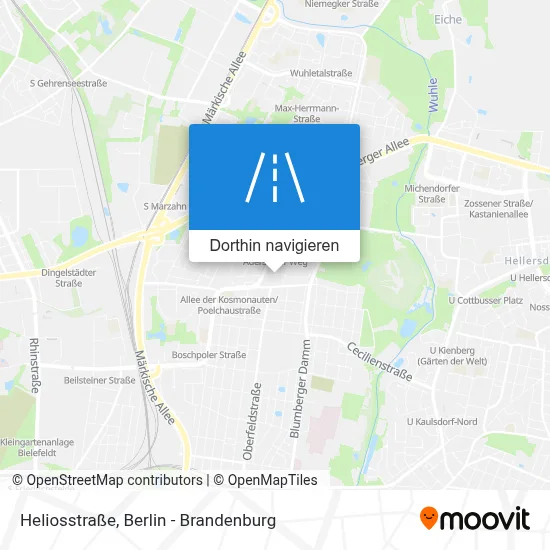 Heliosstraße Karte