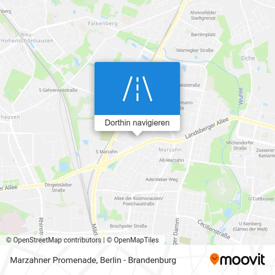 Marzahner Promenade Karte