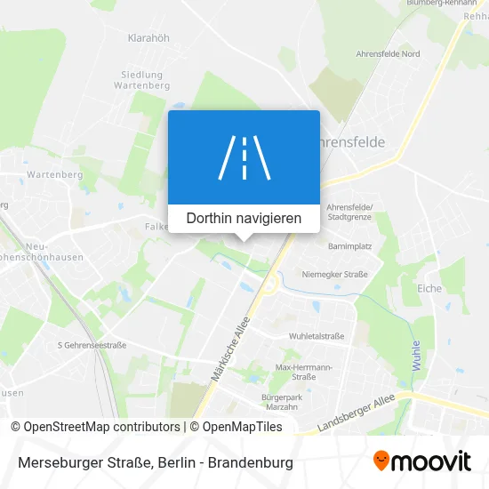 Merseburger Straße Karte