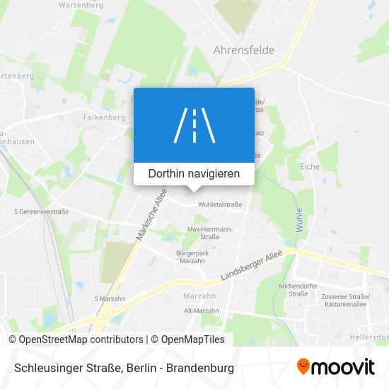 Schleusinger Straße Karte