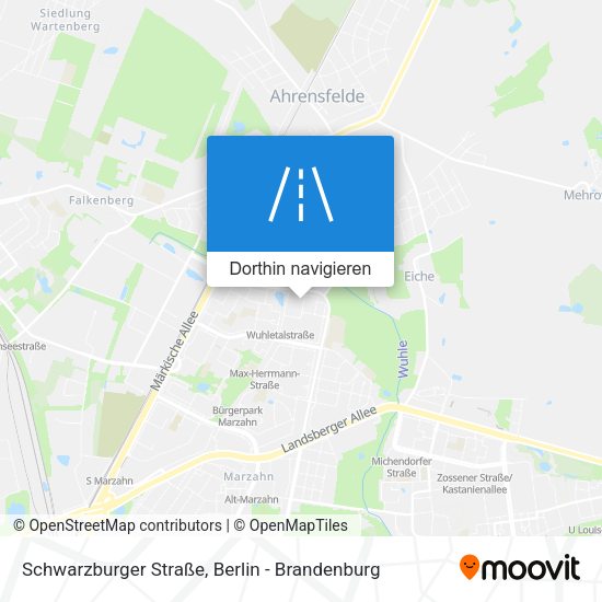 Schwarzburger Straße Karte