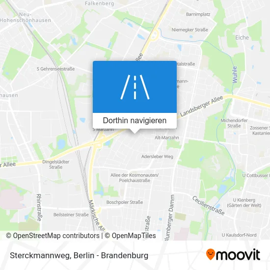 Sterckmannweg Karte