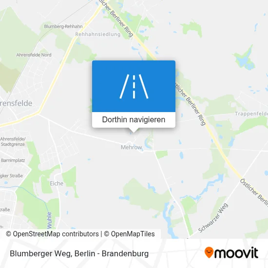 Blumberger Weg Karte