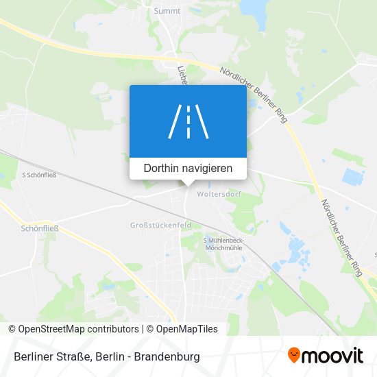 Berliner Straße Karte
