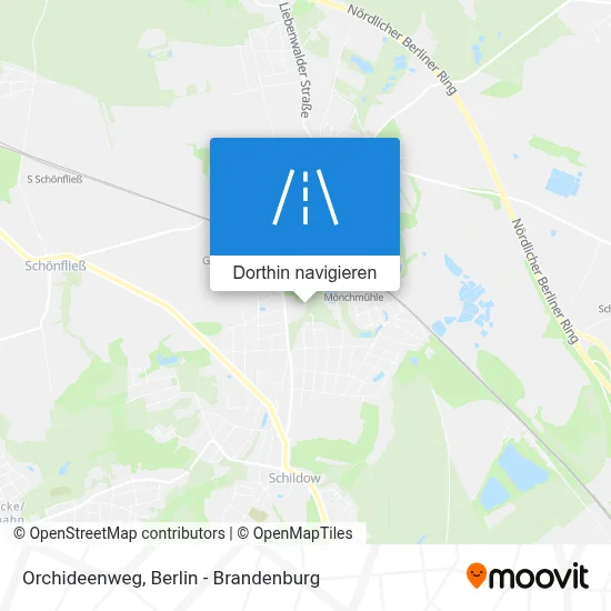 Orchideenweg Karte