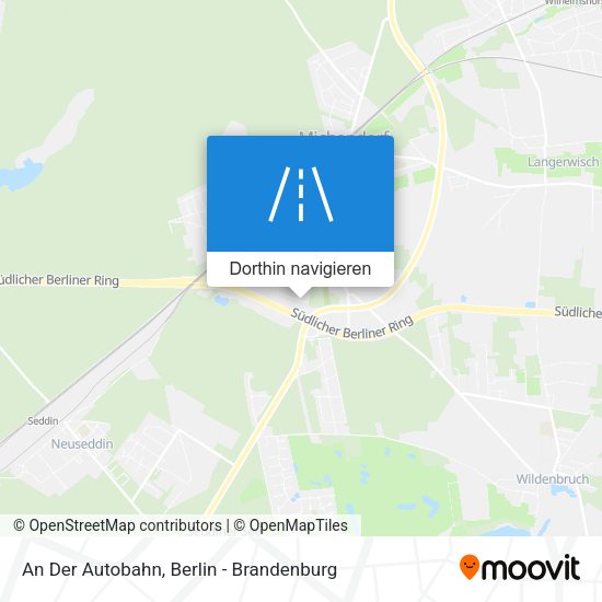 An Der Autobahn Karte