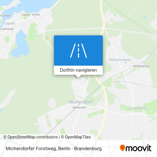 Michendorfer Forstweg Karte