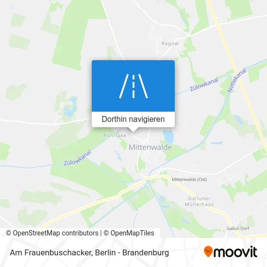 Am Frauenbuschacker Karte