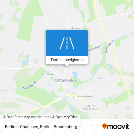 Berliner Chaussee Karte