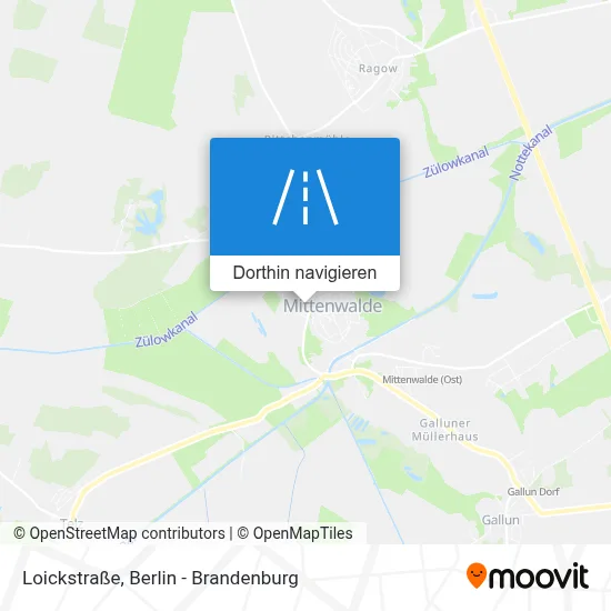Loickstraße Karte