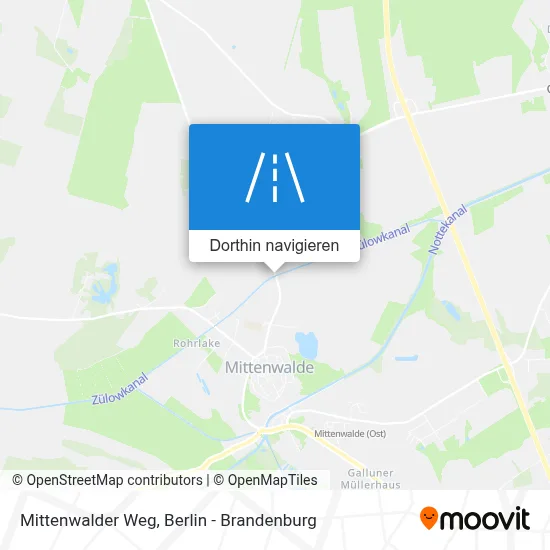 Mittenwalder Weg Karte