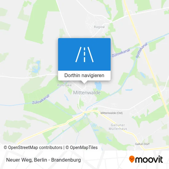 Neuer Weg Karte