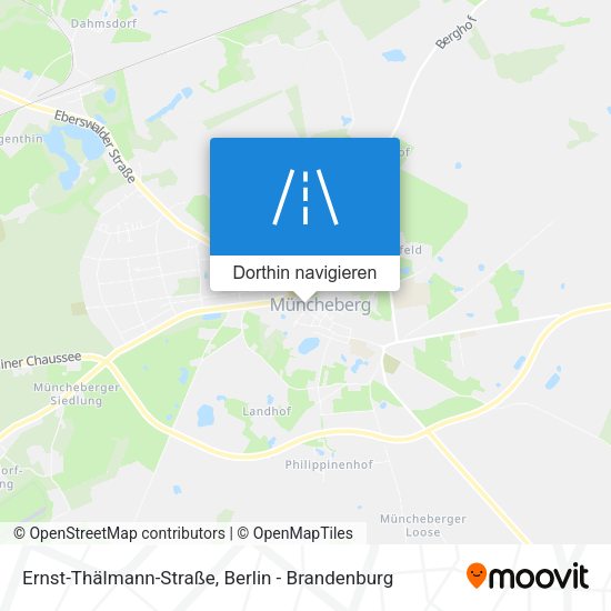 Ernst-Thälmann-Straße Karte