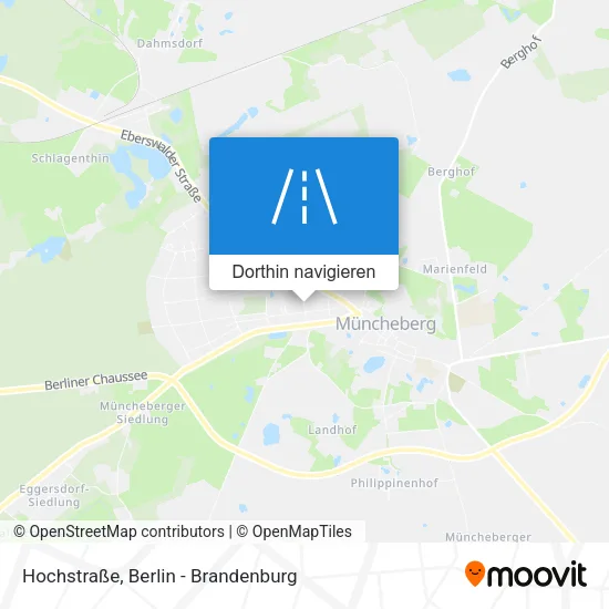 Hochstraße Karte