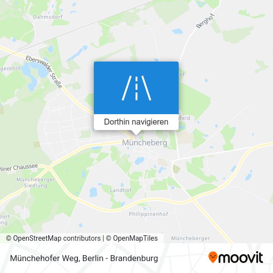 Münchehofer Weg Karte