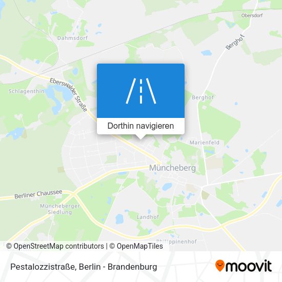 Pestalozzistraße Karte