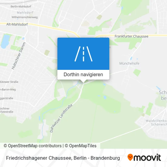 Friedrichshagener Chaussee Karte