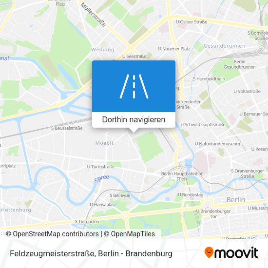 Feldzeugmeisterstraße Karte