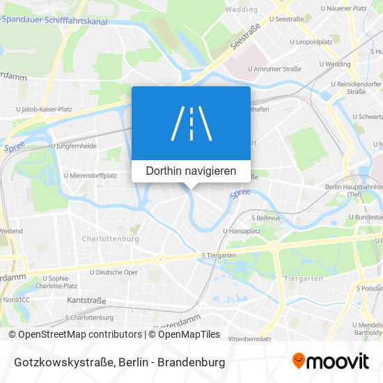 Gotzkowskystraße Karte