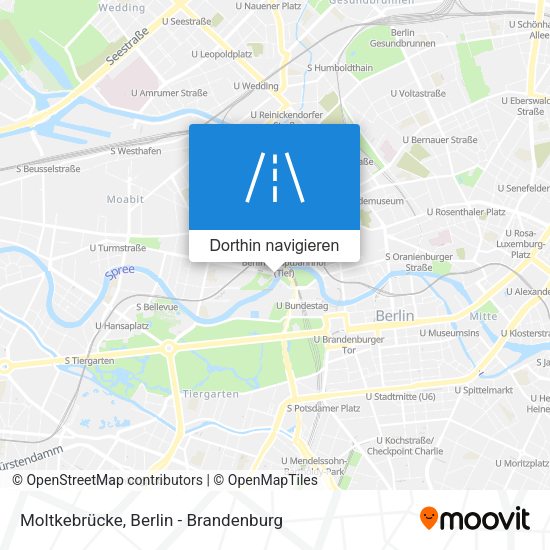 Moltkebrücke Karte