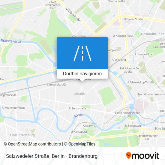 Salzwedeler Straße Karte