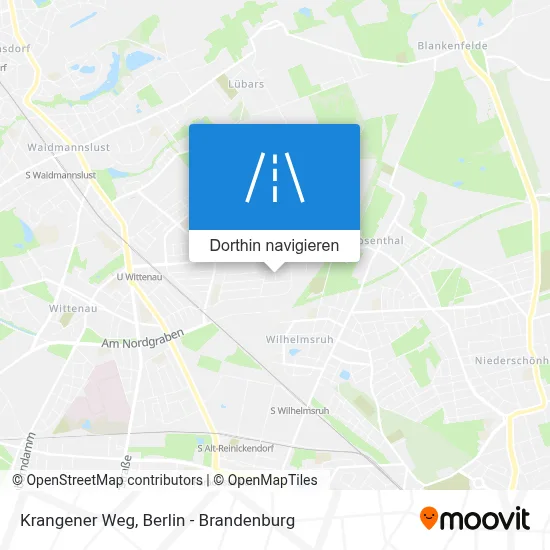 Krangener Weg Karte