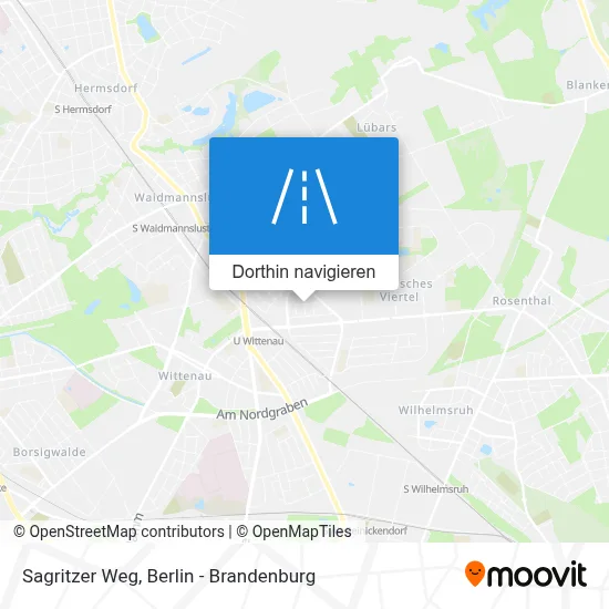 Sagritzer Weg Karte